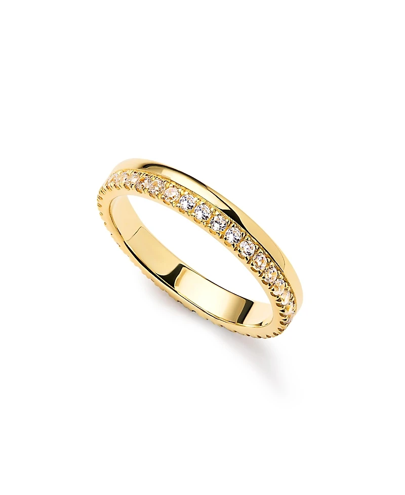 Ana Luisa Gold Band Ring - Celine Double