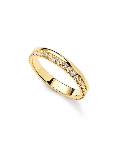 Ana Luisa Gold Band Ring - Celine Double