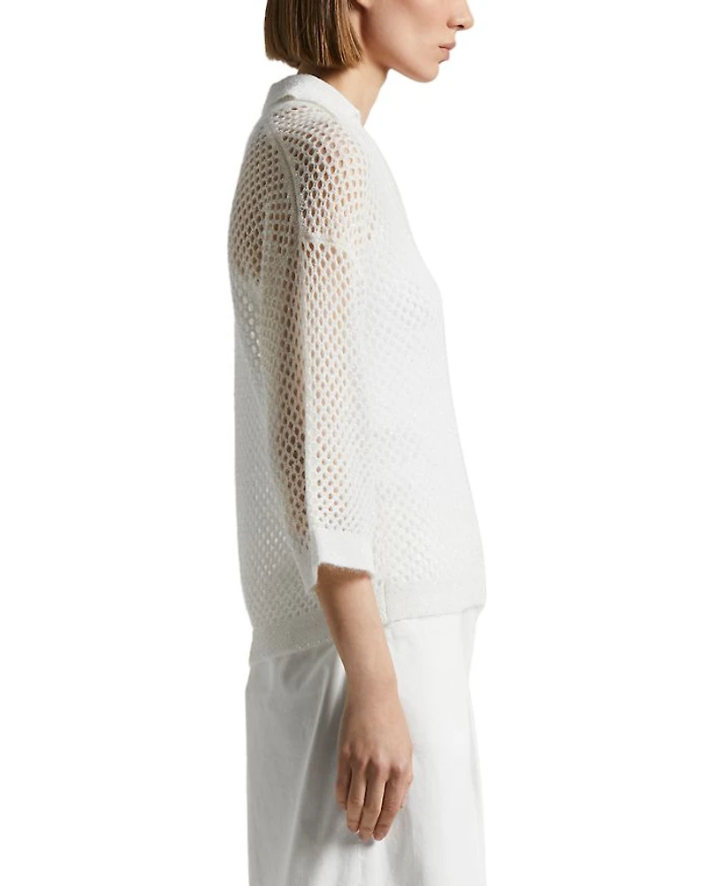 Knitted Polo Kimono Sweater