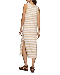 Contrast Trim Maxi Dress
