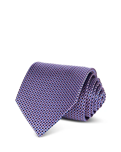 The Men's Store at Bloomingdale's Woven Geometric Silk Tie - Exclusive