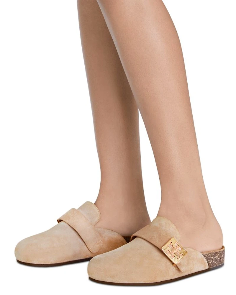 Women's Mellow Slip On Buckled Mule Clogs