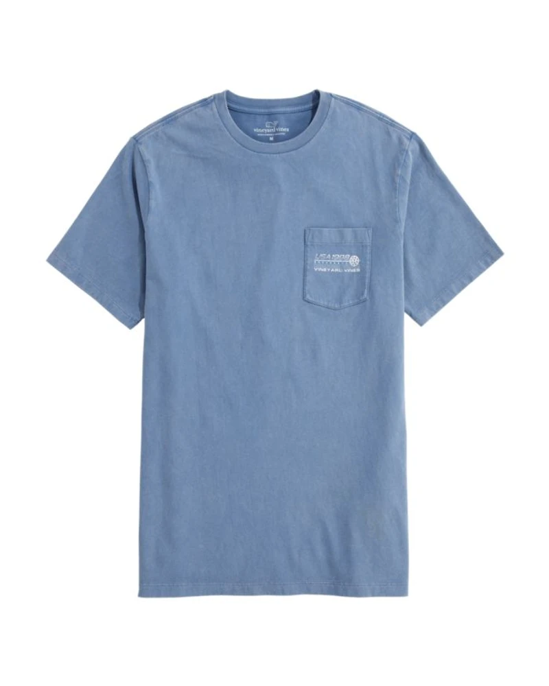 Drift Dye USA Pickleball Short Sleeve Pocket Tee