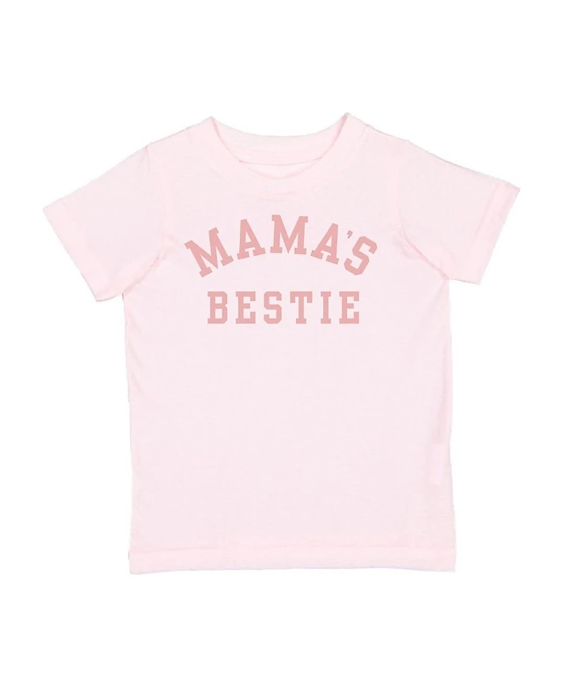 Sweet Wink Girls' Mama's Bestie Short Sleeve T-Shirt - Baby, Little Kid