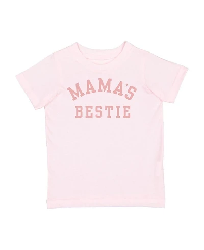 Sweet Wink Girls' Mama's Bestie Short Sleeve T-Shirt - Baby, Little Kid