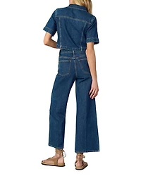 Denim Trucker Top