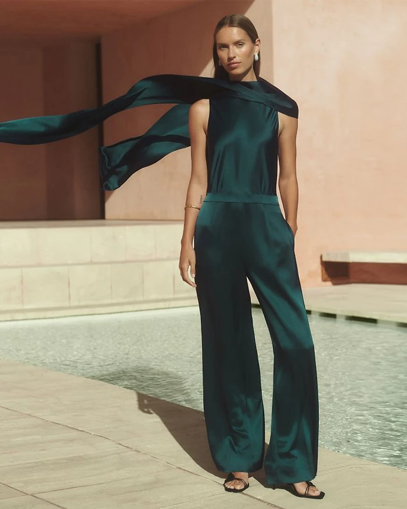 Farah Draped Jumpsuit