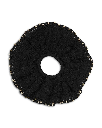 Beaded Crochet Scrunchie