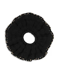 Beaded Crochet Scrunchie