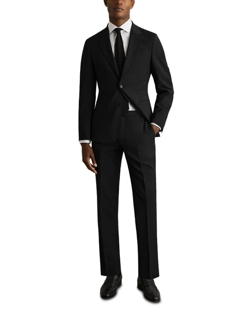 Slim Fit Plain Weave Mixer Trousers