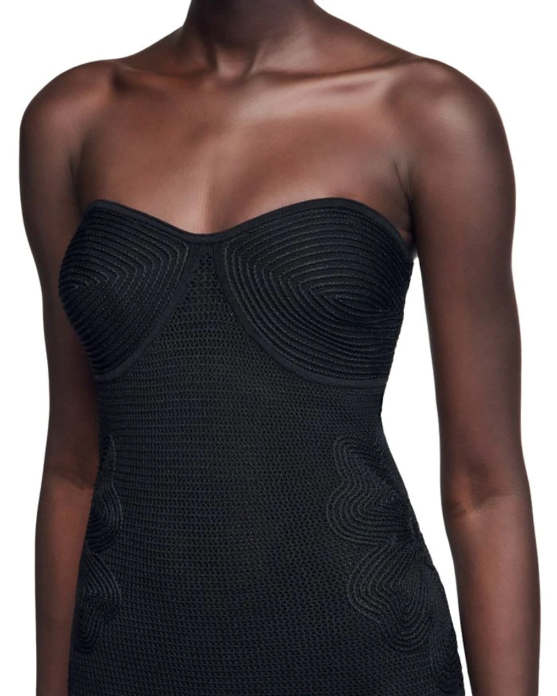 Pamela Bustier Knit Dress