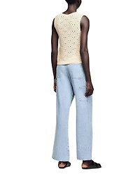 Nouck Crochet V Neck Sweater