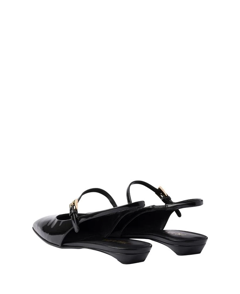 Women's Patent Leather Slingback Ballerinas