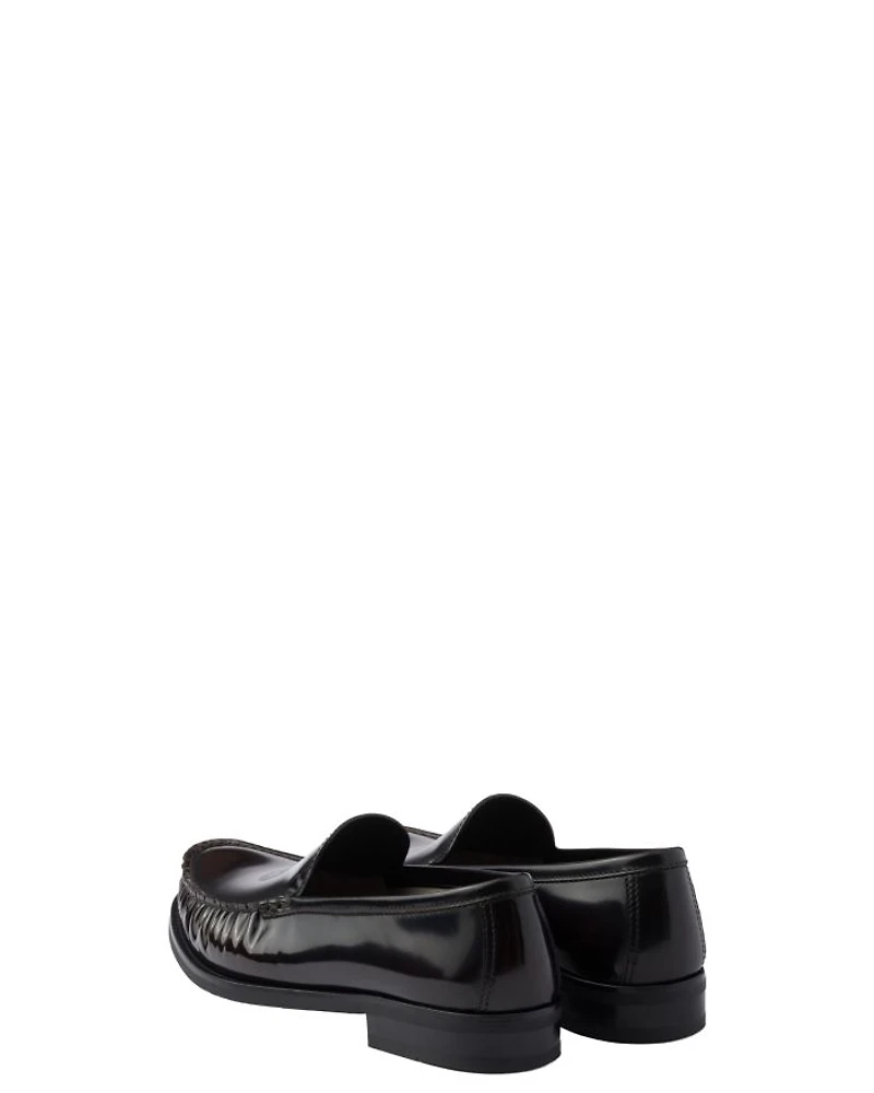 Men's Brushed Leather Loafers