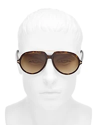 Aalto Aviator Sunglasses, 59mm