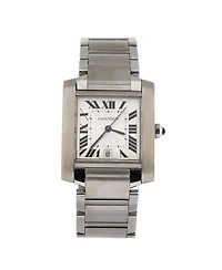Tank Francaise Automatic Watch in Stainless Steel 28mm