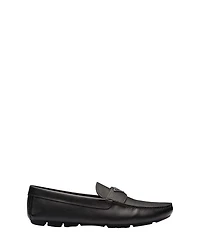 Men's Saffiano Leather Driver Loafers