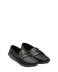 Prada Men's Saffiano Leather Driver Loafers