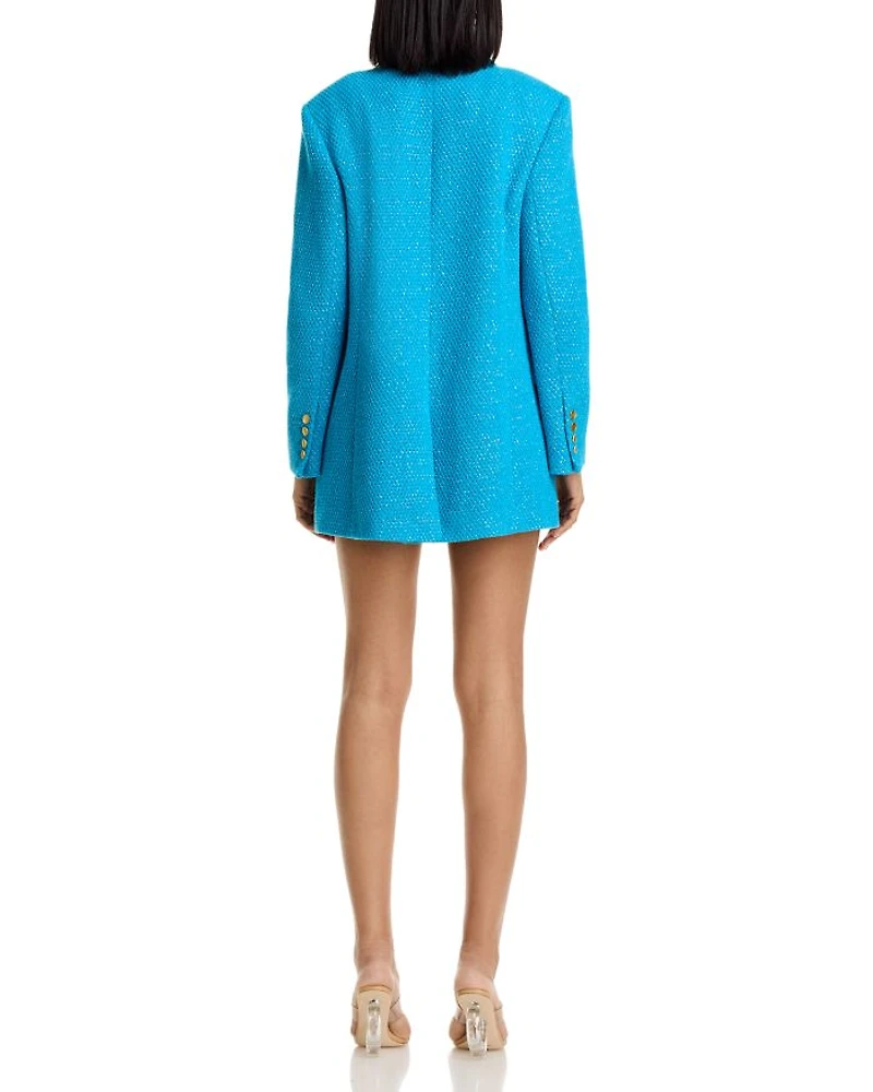 Riva Knit Double Breasted Blazer