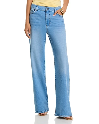 Frame Le Slim Palazzo Long High Rise Jeans