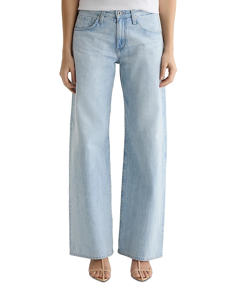 Ag Adria Low Rise Wide Leg Jeans