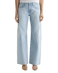 Ag Adria Low Rise Wide Leg Jeans
