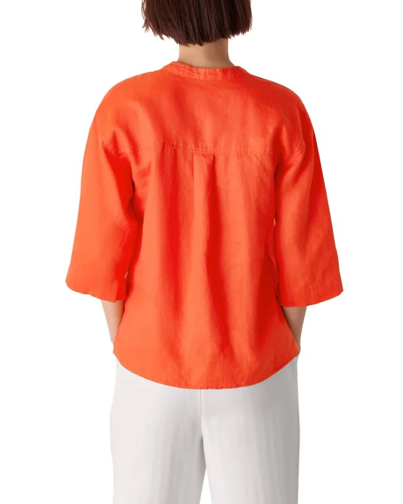 Grandad Linen Shirt