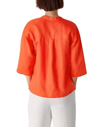 Grandad Linen Shirt
