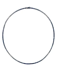 Bloomingdale's Fine Collection Sapphire Ombre Tennis Necklace