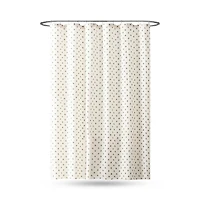 Peri Home Block Print Gauze Shower Curtain