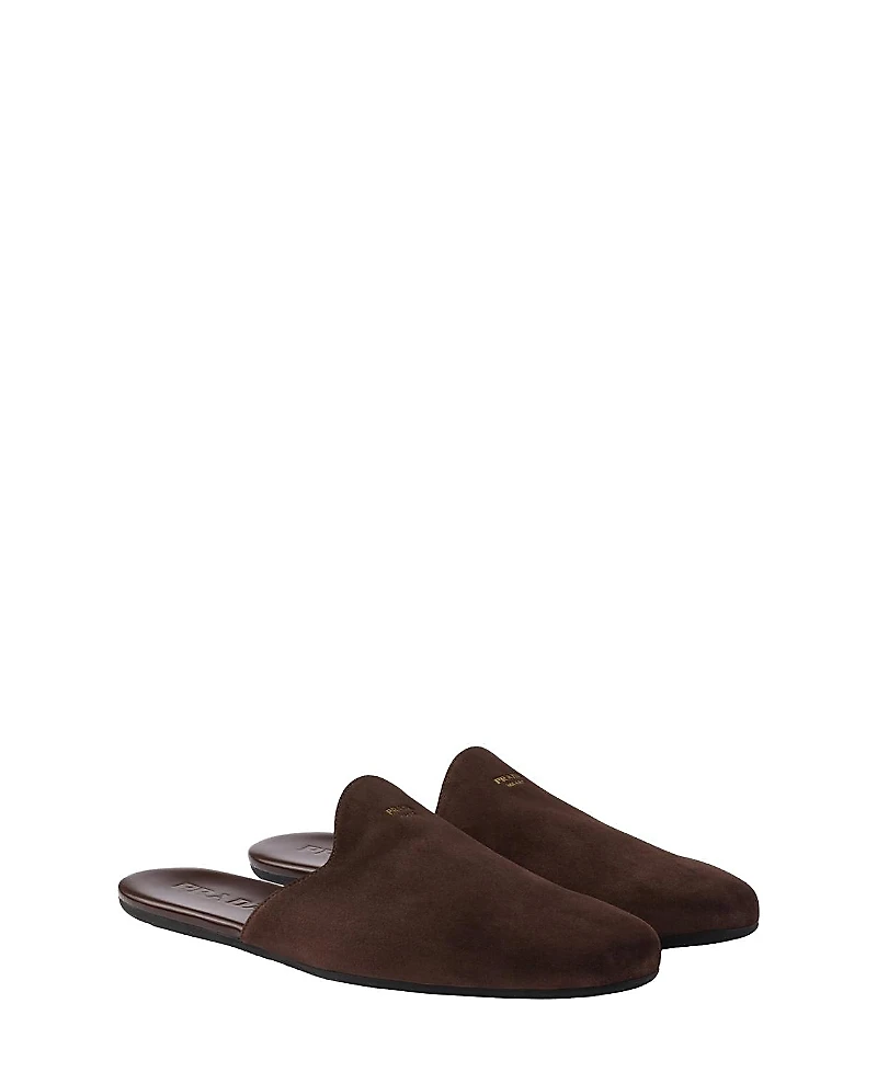 Prada Men's Suede Mules