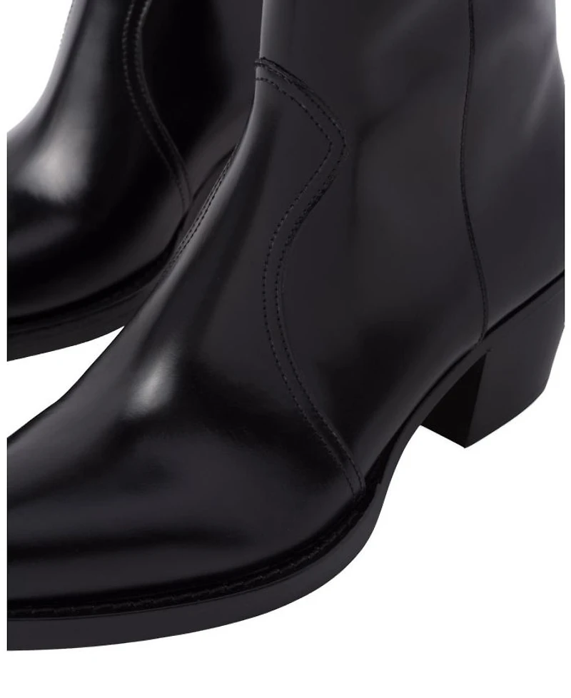 Women's Brushed Leather Camperos Boots