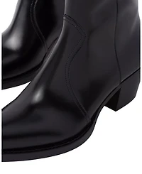 Women's Brushed Leather Camperos Boots