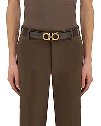 Ferragamo Double Sided Adjustable Leather Belt