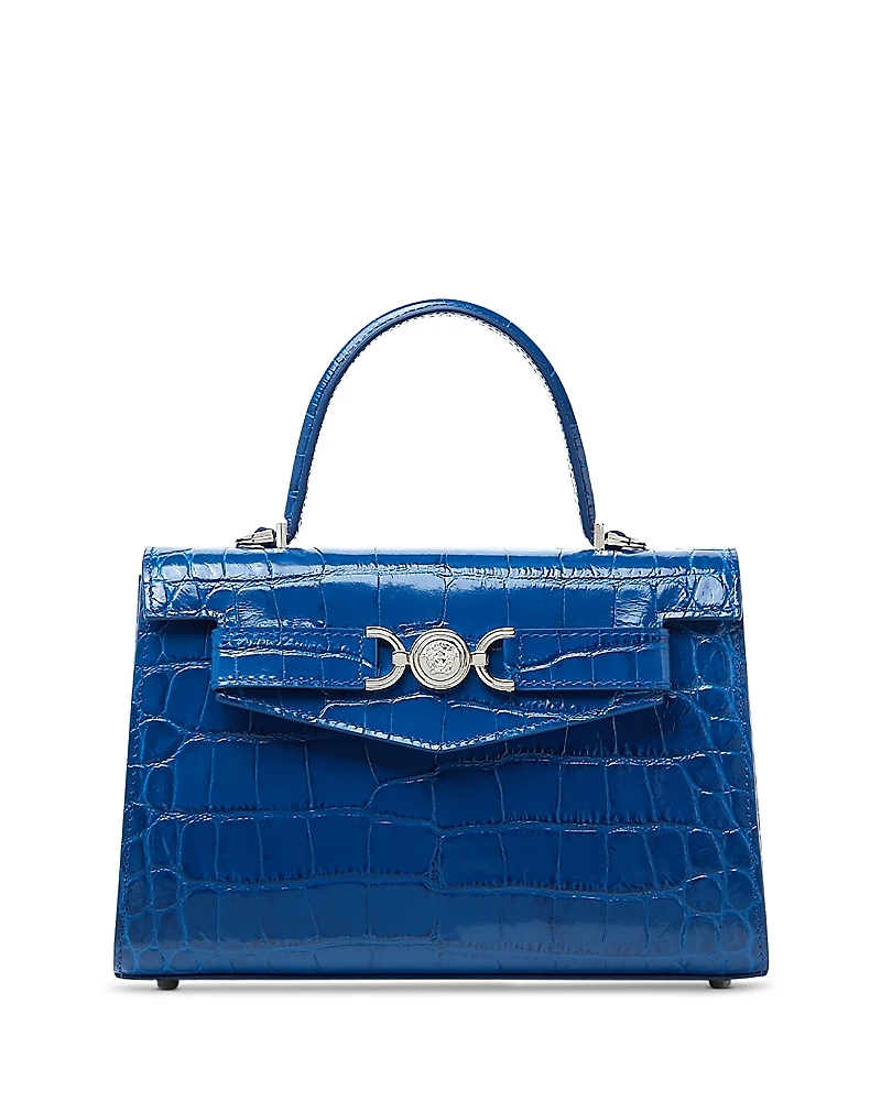 Versace Croc-Effect Medusa '95 Handbag