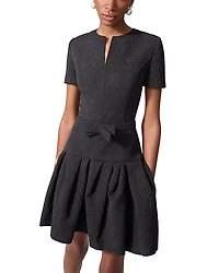 Carolina Herrera Brocade Mini Dress