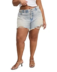 Good '90s Studded Denim Shorts Indigo784