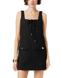 Toccin Frankie Lace Up Shift Dress