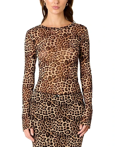 Fox Cheetah Print Top