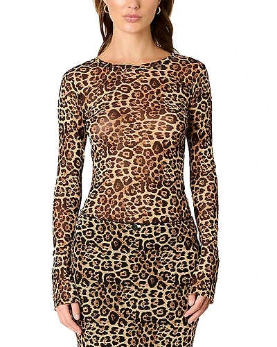 Nia Fox Cheetah Print Top
