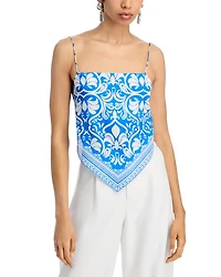 Yuri Printed Spaghetti Strap Top