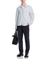 Regular fit Seersucker Shirt Jacket