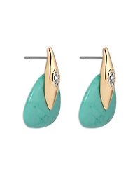 Turquoise Solstice Turquoise & Cubic Zirconia Drop Earrings
