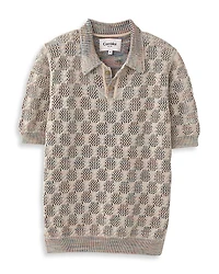 Corridor Cable Lace Regular Fit Short Sleeve Sweater