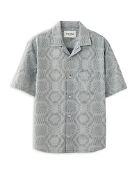 Corridor Jacquard Printed Camp Shirt