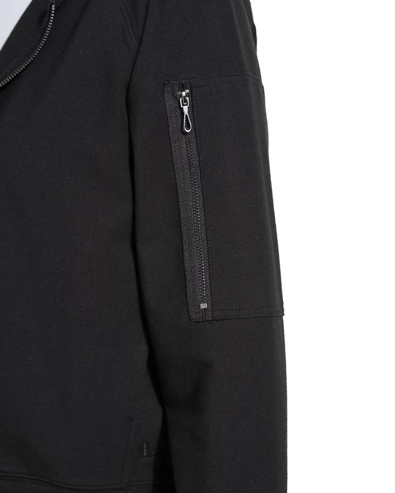 Cotton Zip Up Hoodie Sweatshirt
