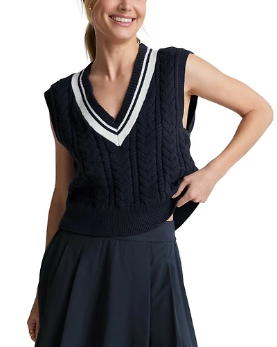 The Cable Knit Sweater Vest
