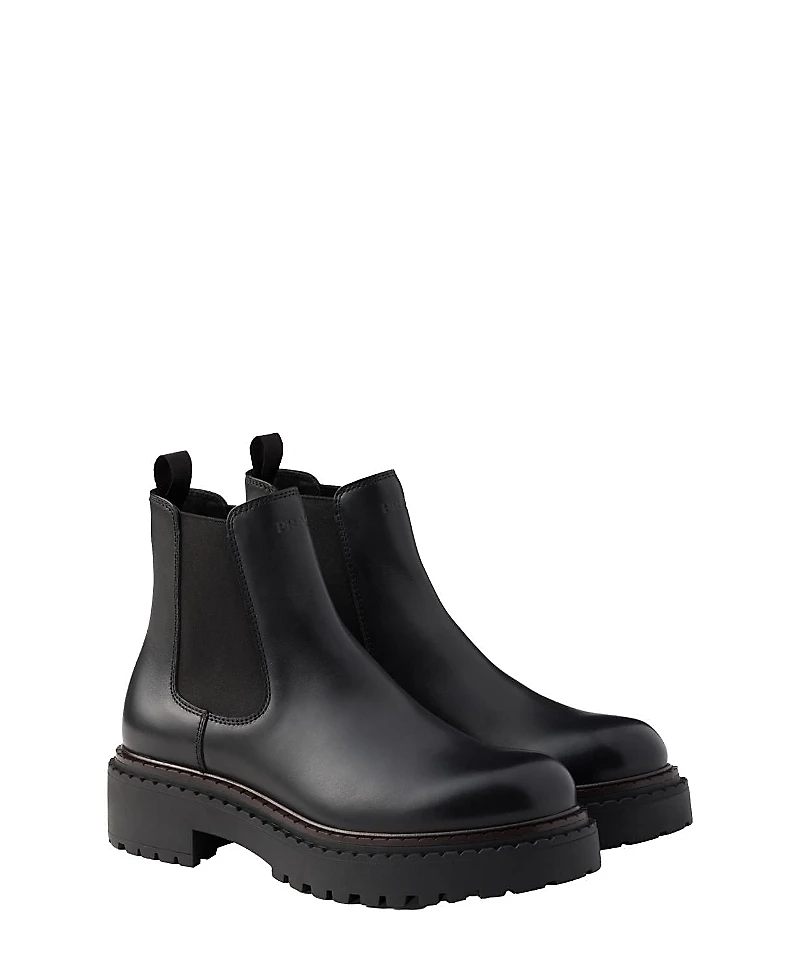 Prada Men's Leather Chelsea Boots