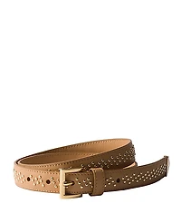 Prada Leather Belt with Studs