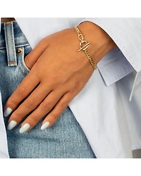 Chunky Cuban Link Toggle Bracelet